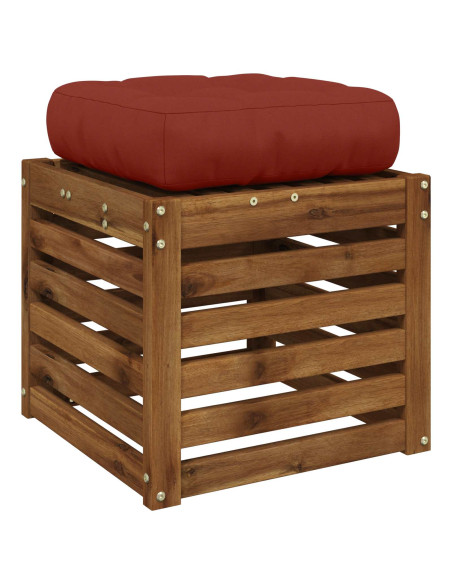 Cuscino per Sedia in Unico Pezzo VIANEN 100% Poliestere Rosso