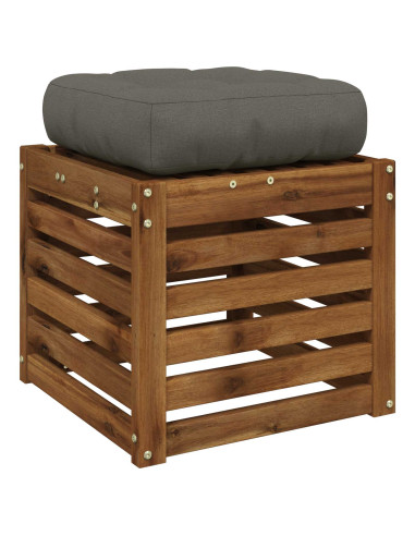 Cuscino per Sedia in Unico Pezzo VIANEN 100% Poliestere Grigio