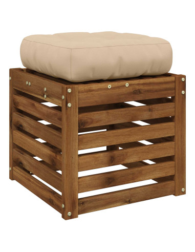 Cuscino per Sedia in Unico Pezzo VIANEN 100% Poliestere Crema