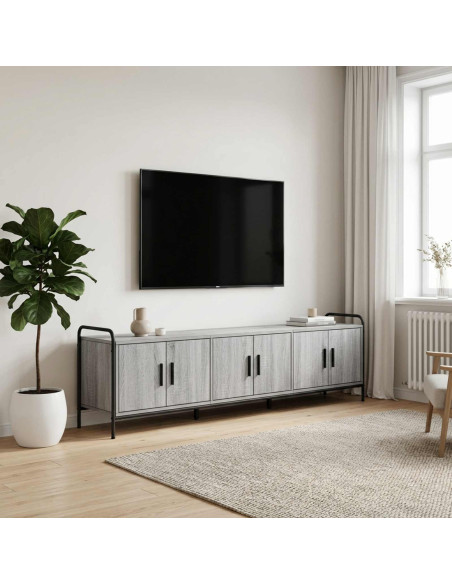 Mobile TV 146 x 33 x 50 cm Sonoma grigio Legno ingegnerizzato