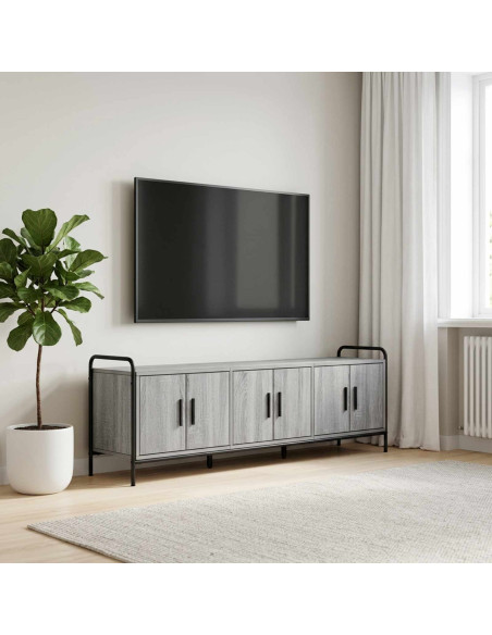 Mobile TV 146 x 33 x 50 cm Sonoma grigio Legno ingegnerizzato