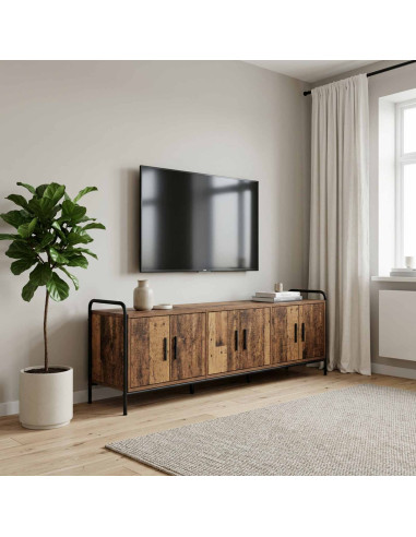 Mobile TV 146 x 33 x 50 cm Legno antico Legno ingegnerizzato
