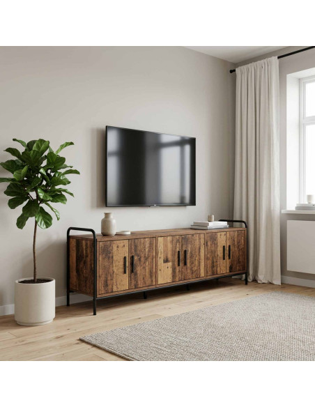 Mobile TV 146 x 33 x 50 cm Legno antico Legno ingegnerizzato