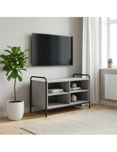 Mobile TV 140 x 39,5 x 50 cm Sonoma grigio Legno ingegnerizzato