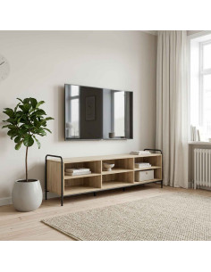 Mobile TV 140 x 39,5 x 50 cm Rovere Sonoma Legno ingegnerizzato