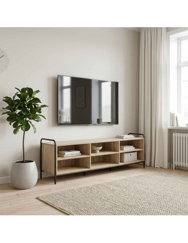 Mobile TV 140 x 39,5 x 50 cm Rovere Sonoma Legno ingegnerizzato