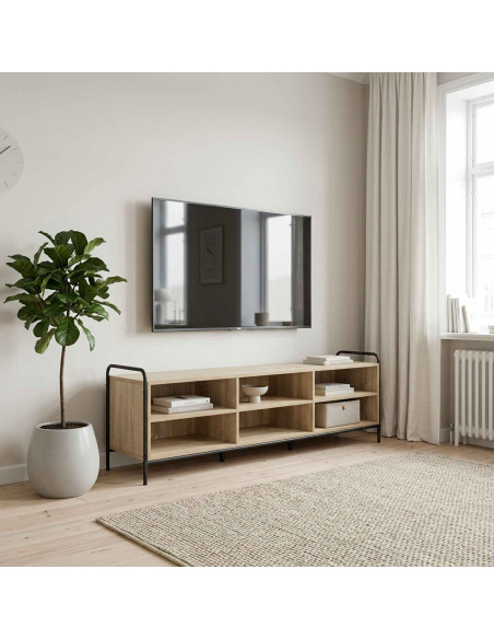 Mobile TV 140 x 39,5 x 50 cm Rovere Sonoma Legno ingegnerizzato