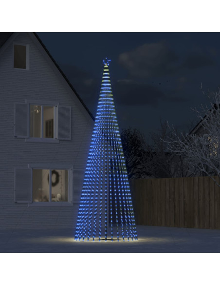 Albero di Natale a LED 1544 LED Blu 500 cm