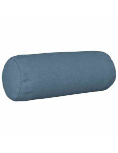 Cuscino con cuscino HEERLEN 2 pz Blu jeans Tessuto 2