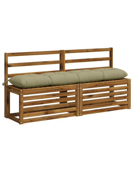 Cuscino per panchina VIANEN 100% Poliestere Verde chiaro