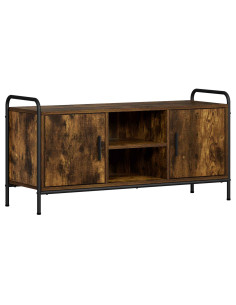 Mobile TV 99 x 33 x 50 cm Rovere Fumo Legno ingegnerizzato 2