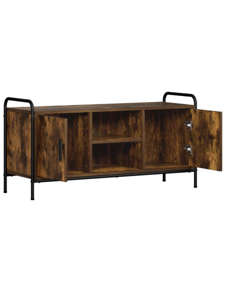 Mobile TV 99 x 33 x 50 cm Rovere Fumo Legno ingegnerizzato