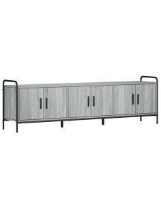 Mobile TV 146 x 33 x 50 cm Sonoma grigio Legno ingegnerizzato 2