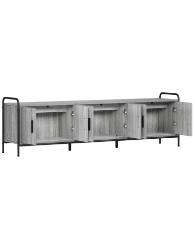 Mobile TV 146 x 33 x 50 cm Sonoma grigio Legno ingegnerizzato