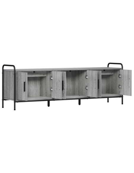 Mobile TV 146 x 33 x 50 cm Sonoma grigio Legno ingegnerizzato