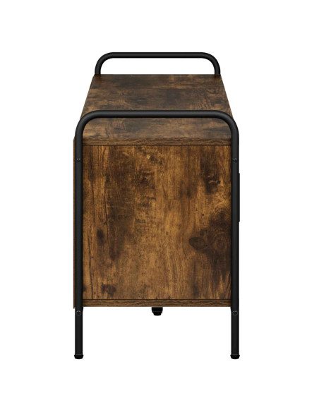 Mobile TV 146 x 33 x 50 cm Rovere Fumo Legno ingegnerizzato