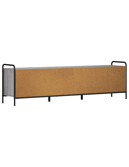 Mobile TV 140 x 39,5 x 50 cm Sonoma grigio Legno ingegnerizzato