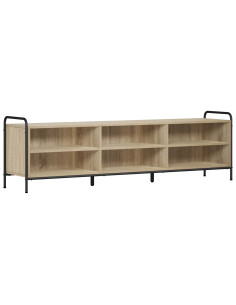 Mobile TV 140 x 39,5 x 50 cm Rovere Sonoma Legno ingegnerizzato 2