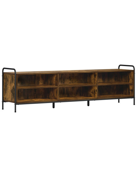 Mobile TV 140 x 39,5 x 50 cm Rovere Fumo Legno ingegnerizzato