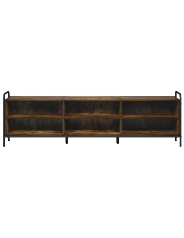 Mobile TV 140 x 39,5 x 50 cm Rovere Fumo Legno ingegnerizzato