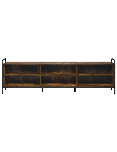 Mobile TV 140 x 39,5 x 50 cm Rovere Fumo Legno ingegnerizzato