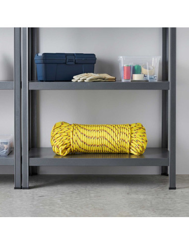 Corda multiuso 5 mm 100 m Giallo PP 150 kg Carico massimo