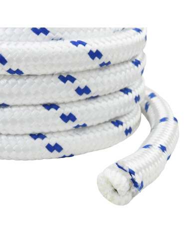 Corda multiuso 40 mm 25 m Bianco e Blu PP