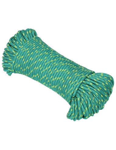 Corda multiuso 4 mm 500 m Verde PP 105 kg Carico massimo
