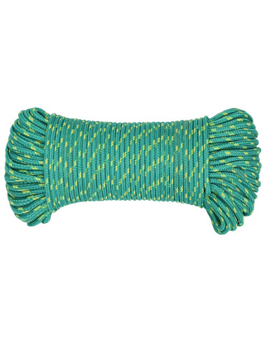 Corda multiuso 4 mm 500 m Verde PP 105 kg Carico massimo