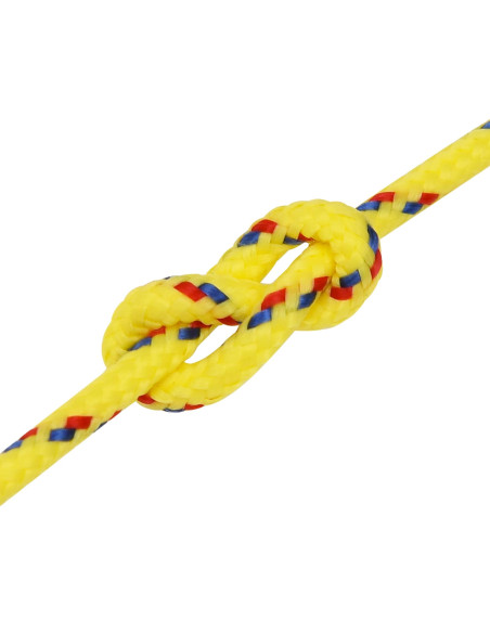 Corda multiuso 5 mm 25 m Giallo PP 150 kg Carico massimo