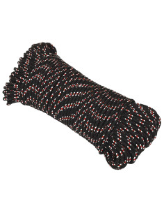 Corda multiuso 4 mm 500 m Nero e Rosso PP 105 kg Carico massimo 2