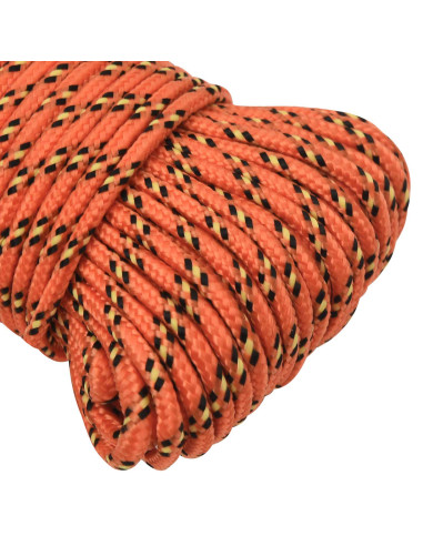 Corda multiuso 5 mm 25 m Arancione PP 150 kg Carico massimo