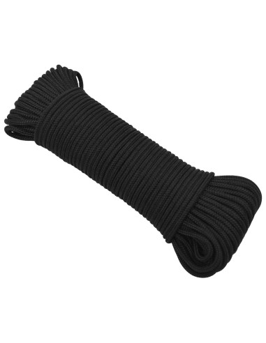 Corda multiuso 4 mm 50 m Nero PP 105 kg Carico massimo