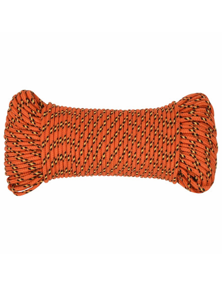 Corda multiuso 4 mm 50 m Arancione PP 105 kg Carico massimo
