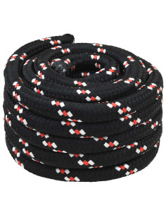 Corda multiuso 50 mm 25 m Nero e Rosso PP