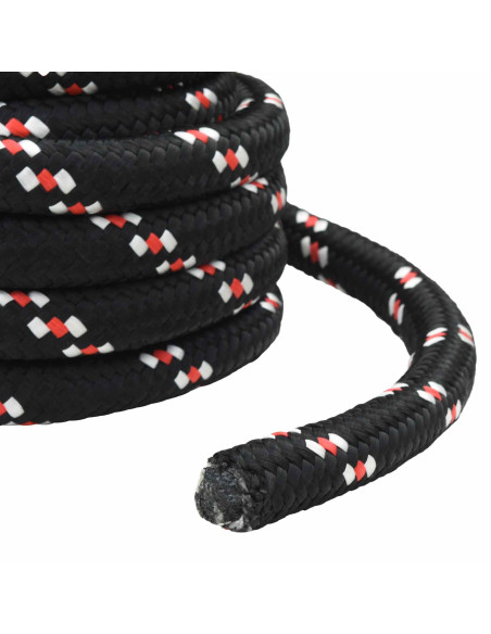 Corda multiuso 50 mm 25 m Nero e Rosso PP