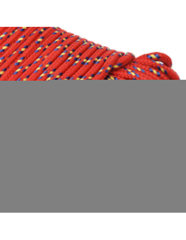 Corda multiuso 5 mm 500 m Rosso PP 150 kg Carico massimo