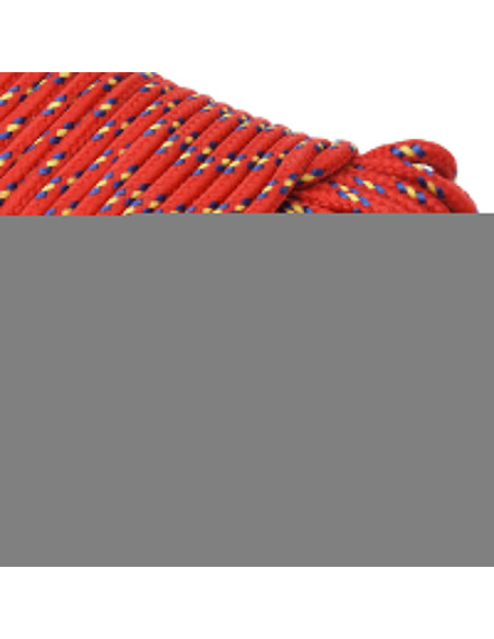 Corda multiuso 5 mm 500 m Rosso PP 150 kg Carico massimo