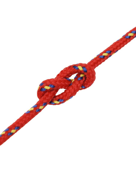 Corda multiuso 5 mm 500 m Rosso PP 150 kg Carico massimo