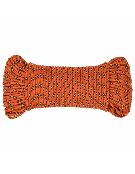 Corda multiuso 5 mm 50 m Arancione PP 150 kg Carico massimo