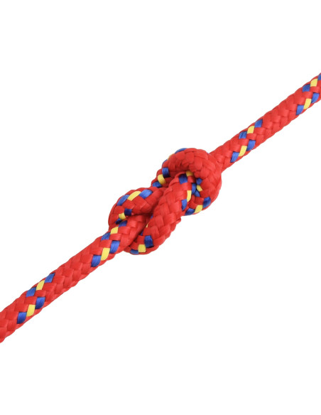 Corda multiuso 6 mm 250 m Rosso PP 240 kg Carico massimo