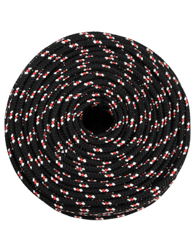Corda multiuso 6 mm 250 m Nero e Rosso PP 240 kg Carico massimo