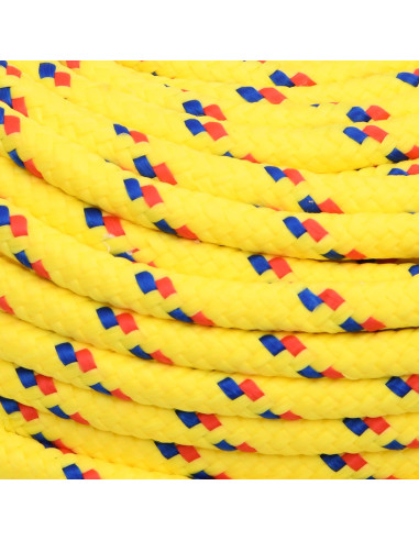 Corda multiuso 6 mm 250 m Giallo PP 240 kg Carico massimo