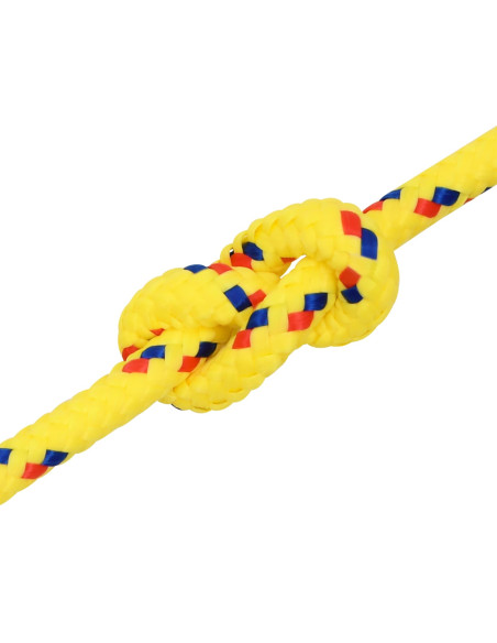 Corda multiuso 6 mm 250 m Giallo PP 240 kg Carico massimo