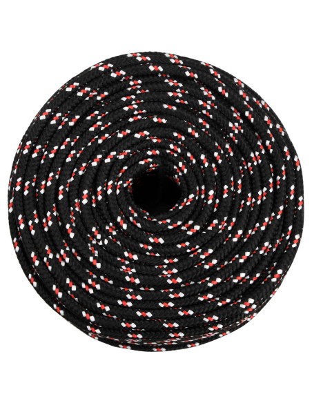 Corda multiuso 6 mm 25 m Nero e Rosso PP 240 kg Carico massimo