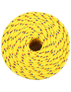 Corda multiuso 6 mm 25 m Giallo PP 240 kg Carico massimo 2