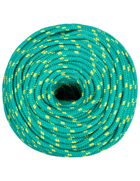 Corda multiuso 6 mm 100 m Verde PP 240 kg Carico massimo