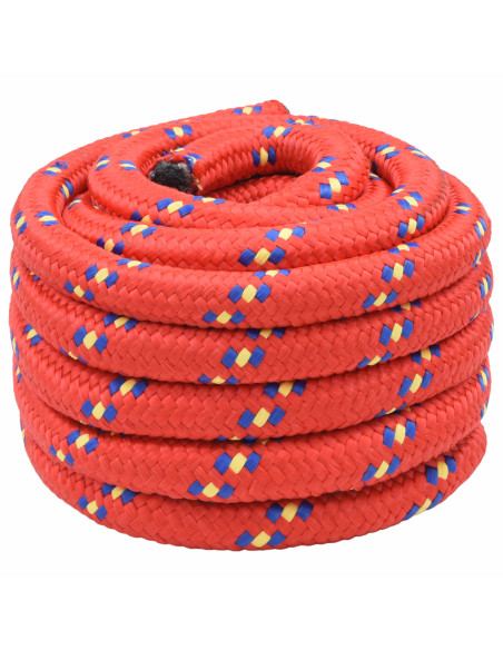 Corda multiuso 60 mm 5 m Rosso PP 21600 kg Carico massimo
