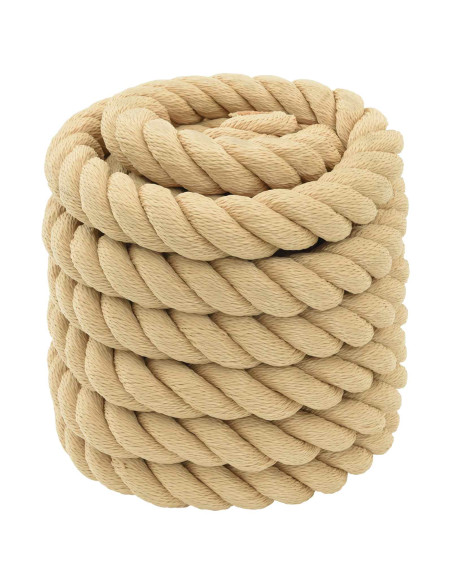 Corda multiuso 60 mm 10 m Naturale PP 21600 kg Carico massimo