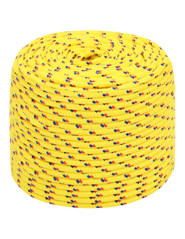 Corda multiuso 8 mm 100 m Giallo PP 420 kg Carico massimo